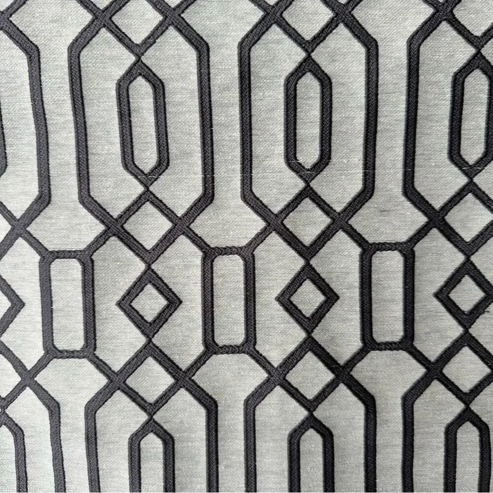 Rodeo Home Pillow Covers Lattice, Pair of 2 in Gray 19”x19”